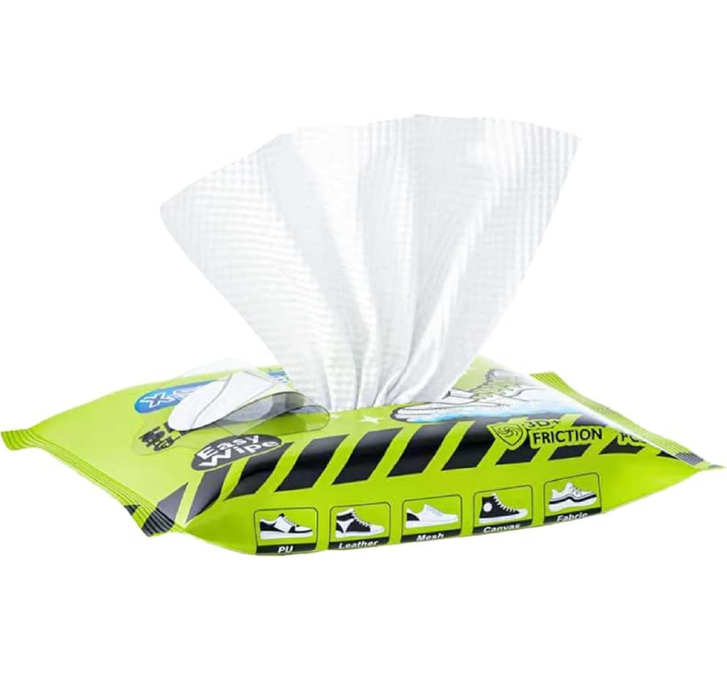 X-SMILE Shoe Cleaner Wipes Sneaker Quick Wipes Disposable Travel Portable Removes Dirt, Stains