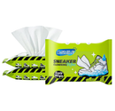 X-SMILE Shoe Cleaner Wipes Sneaker Quick Wipes Disposable Travel Portable Removes Dirt, Stains