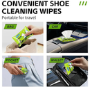 X-SMILE Shoe Cleaner Wipes Sneaker Quick Wipes Disposable Travel Portable Removes Dirt, Stains