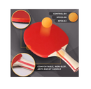 XGEAR Anywhere Ping Pong Equipment to-Go Includes Retractable Net Post 2 Ping Pong Paddles 3 pcs Balls Attach to Any Table Surface