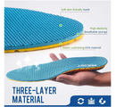 XINIFOOT 2 Pairs Professional Plantar Fasciitis Shoe Insoles Running Insoles High Elastic Cushioning Inserts