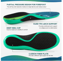 XINIFOOT Carbon Fiber Insole Performance Insoles Shock Absorbing Sport Shoe Insoles for Running, Basketball,