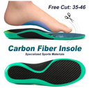 XINIFOOT Carbon Fiber Insole Performance Insoles Shock Absorbing Sport Shoe Insoles for Running, Basketball,