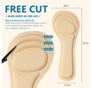 XINIFOOT 4 Pairs High Heel Inserts Women, 3/4 Length Women Thin Shoe Insoles for High Heels,
