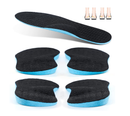 XINIFOOT Supination Correction Insoles for Men & Women, Plantar Fasciitis Orthotic Insoles