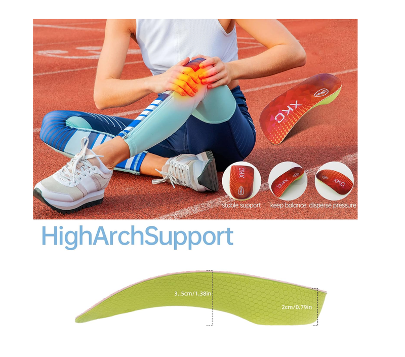 Arch Support Inserts Women Insoles - Orthotics Shoe for Plantar Fasciitis,