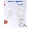 Metatarsal Pads for Women - Clear Gel Ball of Foot Cushions for High Heels | All-Day Pain Relief & Non-Slip Comfort