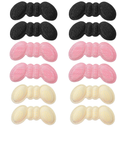 12 Pairs Anti-Slip Heel Cushion Grips Liner Inserts Heel Pads for Shoes Slipping Protectors for Loose Dress Shoe Too Big Boots Men Women