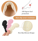 12 Pairs Anti-Slip Heel Cushion Grips Liner Inserts Heel Pads for Shoes Slipping Protectors for Loose Dress Shoe Too Big Boots Men Women