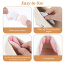 12 Pairs Anti-Slip Heel Cushion Grips Liner Inserts Heel Pads for Shoes Slipping Protectors for Loose Dress Shoe Too Big Boots Men Women