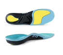 Plantar Fasciitis Insoles 200+lbs Heavy Duty Support Pain Relief High Arch Flat Foot Orthotic Work Shoes Boots Cushioning Insoles