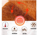 Soft Alpaca Wool Felt Winter Warm Shoe Boot Insoles