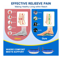 220+lbs Plantar Fasciitis High Arch Support Insoles Men Women-Orthotics Shoe Inserts