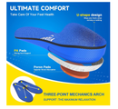 220+lbs Plantar Fasciitis High Arch Support Insoles Men Women-Orthotics Shoe Inserts