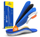 220+lbs Plantar Fasciitis High Arch Support Insoles Men Women-Orthotics Shoe Inserts