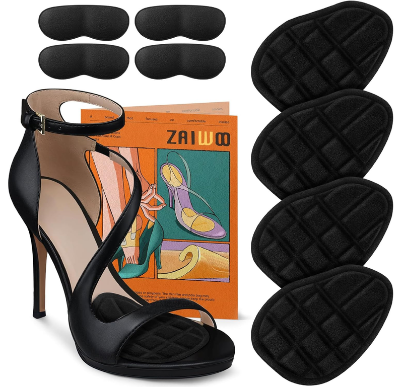 Metatarsal Pads Women, Ball of Foot Cushions, High Heel Inserts, All Day Pain Relief and Comfort,