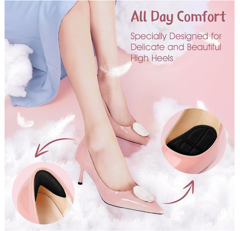 Metatarsal Pads Women, Ball of Foot Cushions, High Heel Inserts, All Day Pain Relief and Comfort,