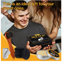 8 Pcs Mink Oil for Leather Shoes Boots 3.5 oz Leather Conditioner and Cleaner with Travel Bag Soften for Boots and Shoes Care