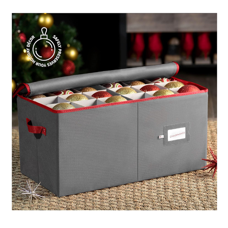  Durable Non-Woven Christmas Ornament Storage Box with