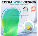 ZOVE Plantar Fasciitis Insoles for Unisex Extra Wide Width Shoe Insoles Arch Support Orthopedic Shoes