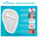 Ball of Foot Cushions (2 Pairs Gel Shoe Inserts), Heel Inserts for Women, Non Slip Heel Pads,