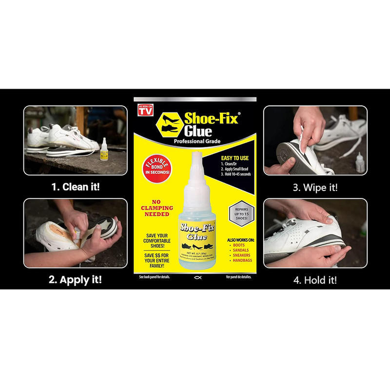 Shoe-Fix Shoe Glue: Instant Professional Grade Shoe Repair Glue