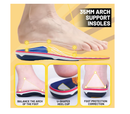 Plantar Fasciitis Relief Arch Support Inserts Flat Feet Orthotics para Orthopedic Insole