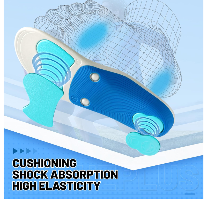 Arch Support Orthotics Insole Plantar Fasciitis Relief Flat Feet para Heel Pain overpronation Inserts
