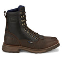 Tony Lamas Men's Footwear Work High Range 8" Waterproof Comp Toe Color Pecan image 2