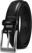 CHAOREN Mens Leather Gift Belt | Basic Black | 1 1/8" — 1