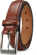 CHAOREN Mens Leather Gift Belt | Basic Brown | 1 1/8" — 1