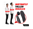 Height Increase Insoles for Men (+1 inch) Shoe Lifts, Instant Height Boosters Insoles, Trim to Fit, Comfortable Shoe Leveler