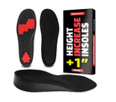 Height Increase Insoles for Men (+1 inch) Shoe Lifts, Instant Height Boosters Insoles, Trim to Fit, Comfortable Shoe Leveler