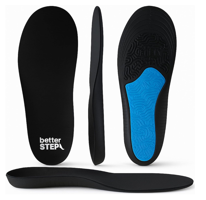 Gel Insoles for Women, Trim-to-Fit, Shock-Absorbing Gel Pad for All-Day Comfort & Pain Relief (Womens 5-10)