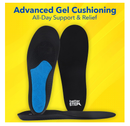Gel Insoles for Women, Trim-to-Fit, Shock-Absorbing Gel Pad for All-Day Comfort & Pain Relief (Womens 5-10)