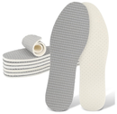 6 Pairs Barefoot Shoe Insoles,Breathable Shoes Inserts,Latex Foam Insoles,Washable and Cuttable,Replacement Insoles