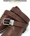 CHAOREN Reversible Belt Men | Black/Brown | 1.25" Dress Belt — 3