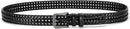 CHAOREN Mens Leather Belt 35mm for Jeans | Black / Distressed Gun — 4