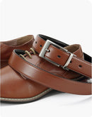 CHAOREN Reversible Belt Men | Bright Sliver-black/Brown | 1.25" Dress Belt — 3