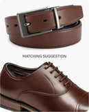 CHAOREN Reversible Belt Men | Brown/Black | 1.25" Dress Belt — 4