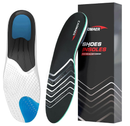 Arch Support Shoe Insoles for Men and Women, Full Length Gel Foot Inserts