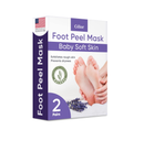 Foot Peel Mask 2 Pairs for Baby soft skin Remove Dead Skin Foot Spa Foot Care with Lavender and Aloe Vera Gel for Men and Women Feet Peeling Mask Exfoliating