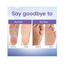 Foot Peel Mask 2 Pairs for Baby soft skin Remove Dead Skin Foot Spa Foot Care with Lavender and Aloe Vera Gel for Men and Women Feet Peeling Mask Exfoliating