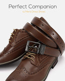 CHAOREN Reversible Belt Men | Cognac/Black | 1.25" Dress Belt — 3