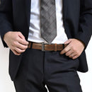CHAOREN Mens Leather Gift Belt | Cognac | 1 1/8" — 5