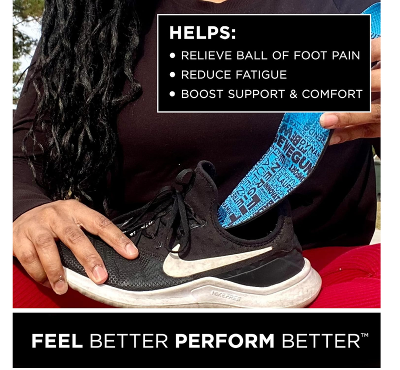 CURREX MetPad Insoles for Everyday Relief & Support – Arch Support Shoe Inserts