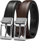 CHAOREN Reversible Belt Men | Dark Brown/Black | 1.25" Dress Belt — 1
