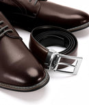 CHAOREN Reversible Belt Men | Dark Brown/Black | 1.25" Dress Belt — 3