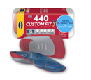 Dr. Scholl’s Custom Fit Orthotics 3/4 Length Inserts CF 440, 5-in-1 All-Day Pain Relief for Feet, Lower Back, Knees, Heel & Plantar Fasciitis
