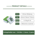 drizzle 34mm Mahjong Set  146 Medium Size Tiles Traditional Chinese Table Game